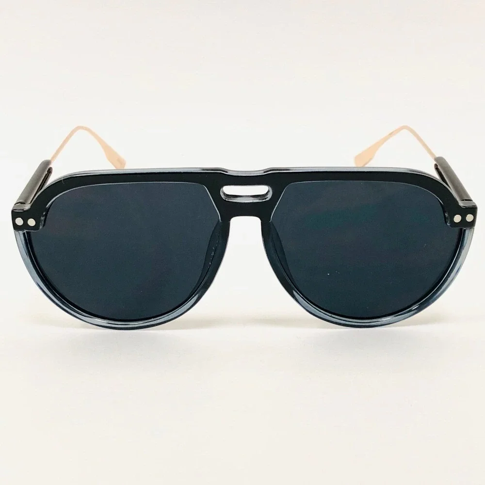 Sunglasses Women's Fashion Shield Style Designer Shades Dark Black Lens‎ Trendy